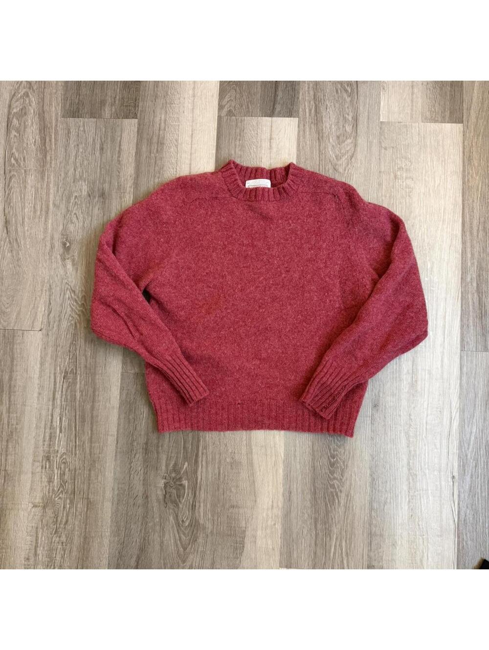 Lord Jeff red lambswool Large sweater #preppy #winterwear #knitwear